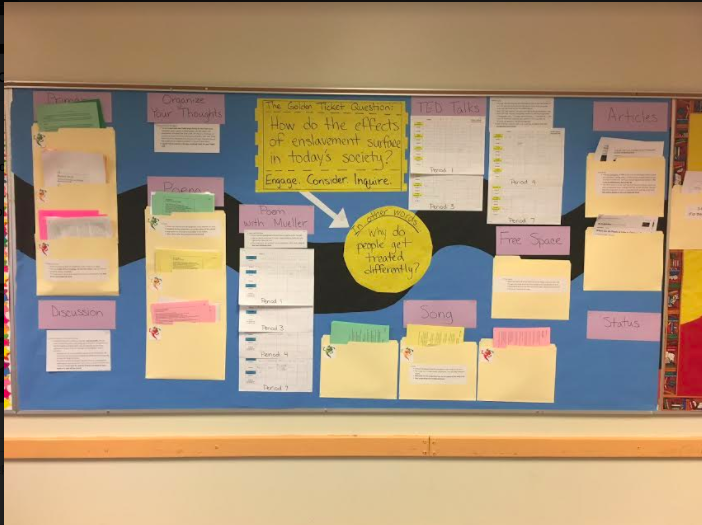 Darcy choice board bulletin board